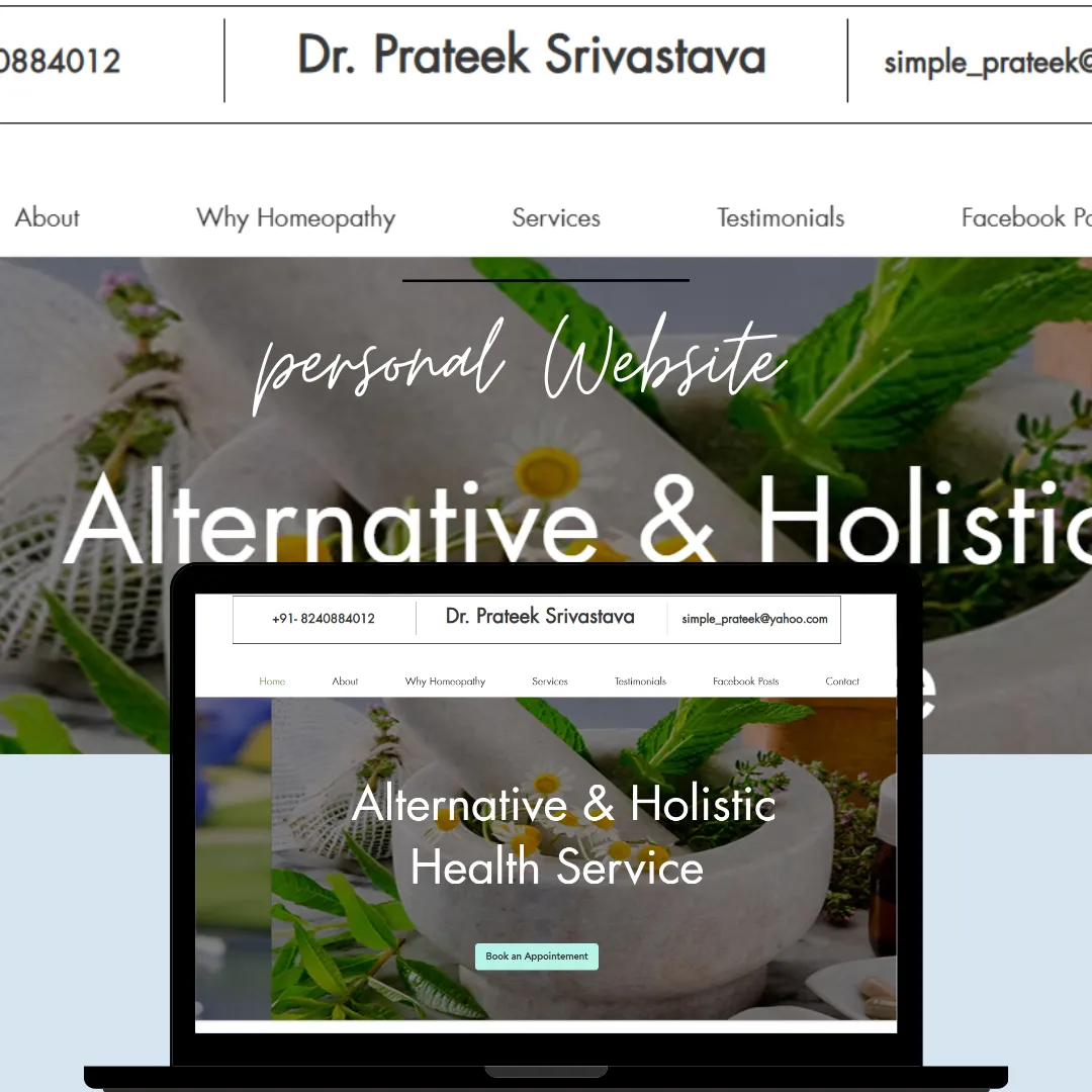 Dr Prateek Srivastava Website